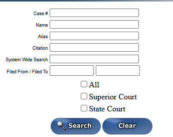 Superior Court Case Search